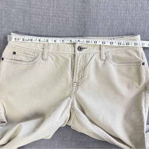 Ann Taylor Loft Curvy Boot Bootcut Corduroy Tan Pants Women’s Size 8L Long - Picture 5 of 10